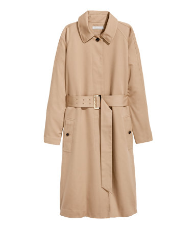 trench camel h&m